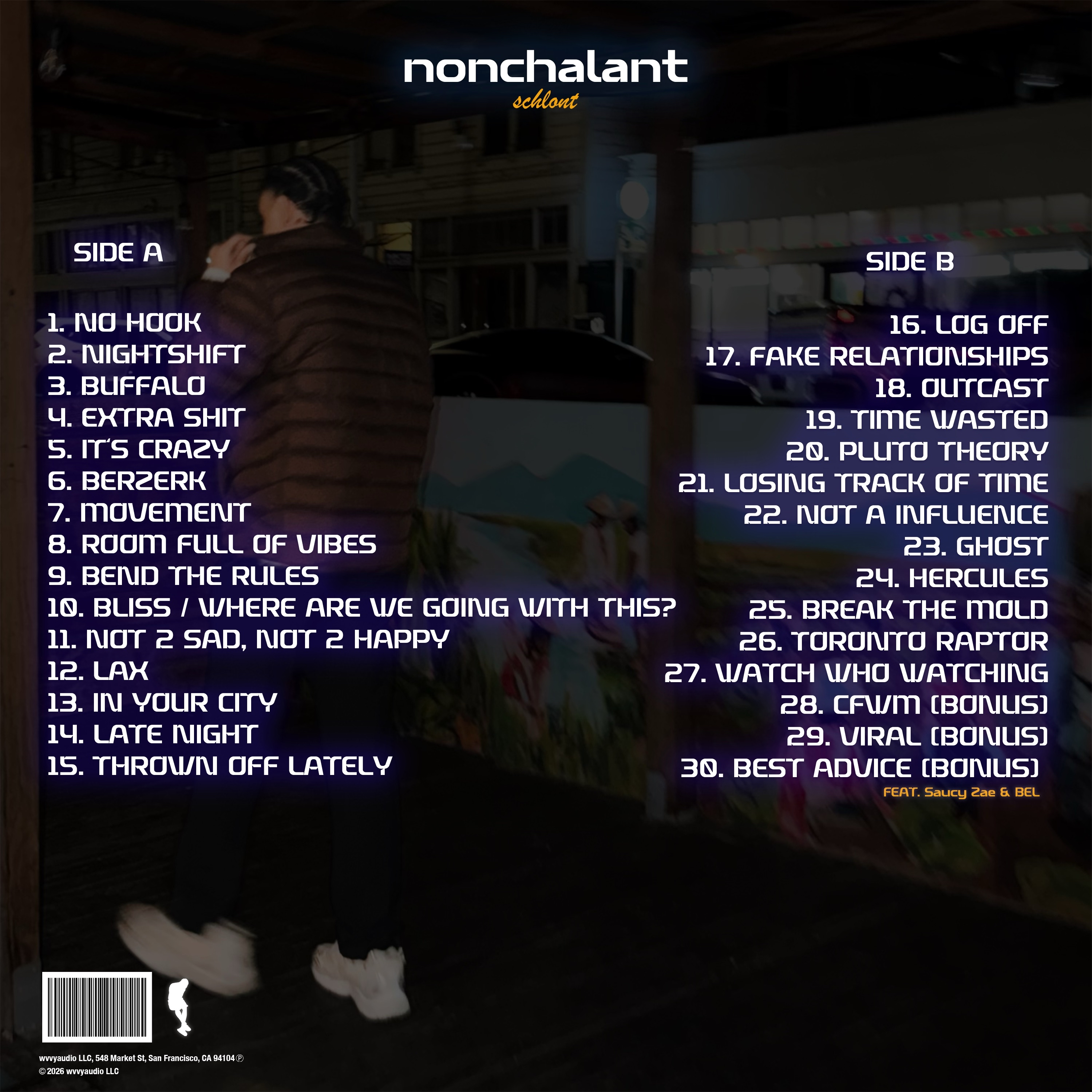 nonchalant Artwork
